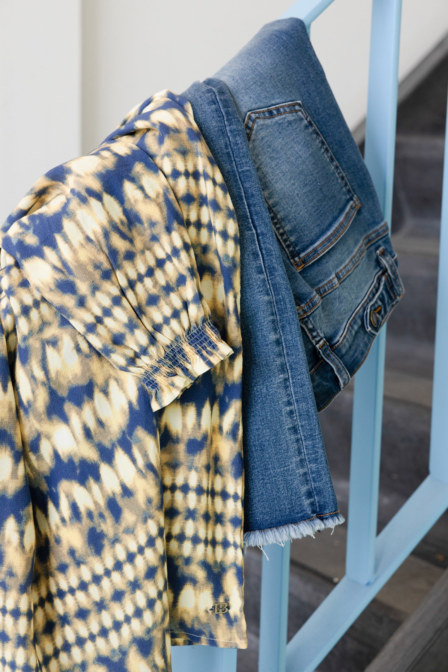 Tasia | Blue/Multi-Colour