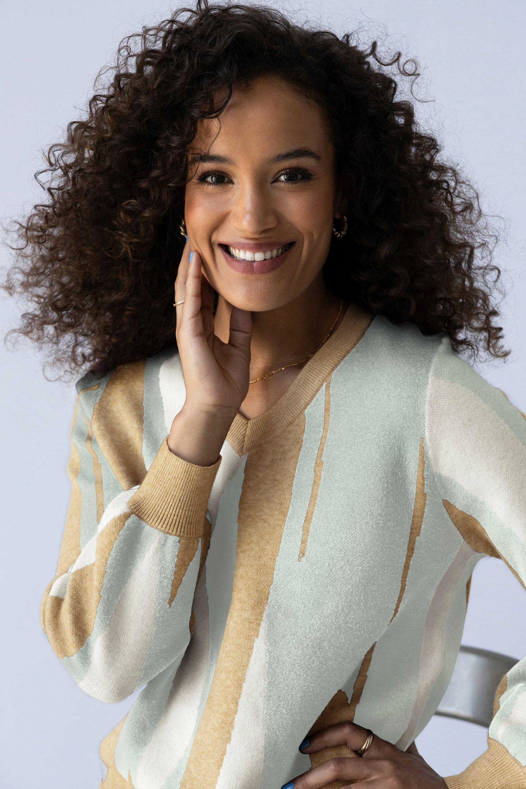 Tamara | Sand/Multi-Colour