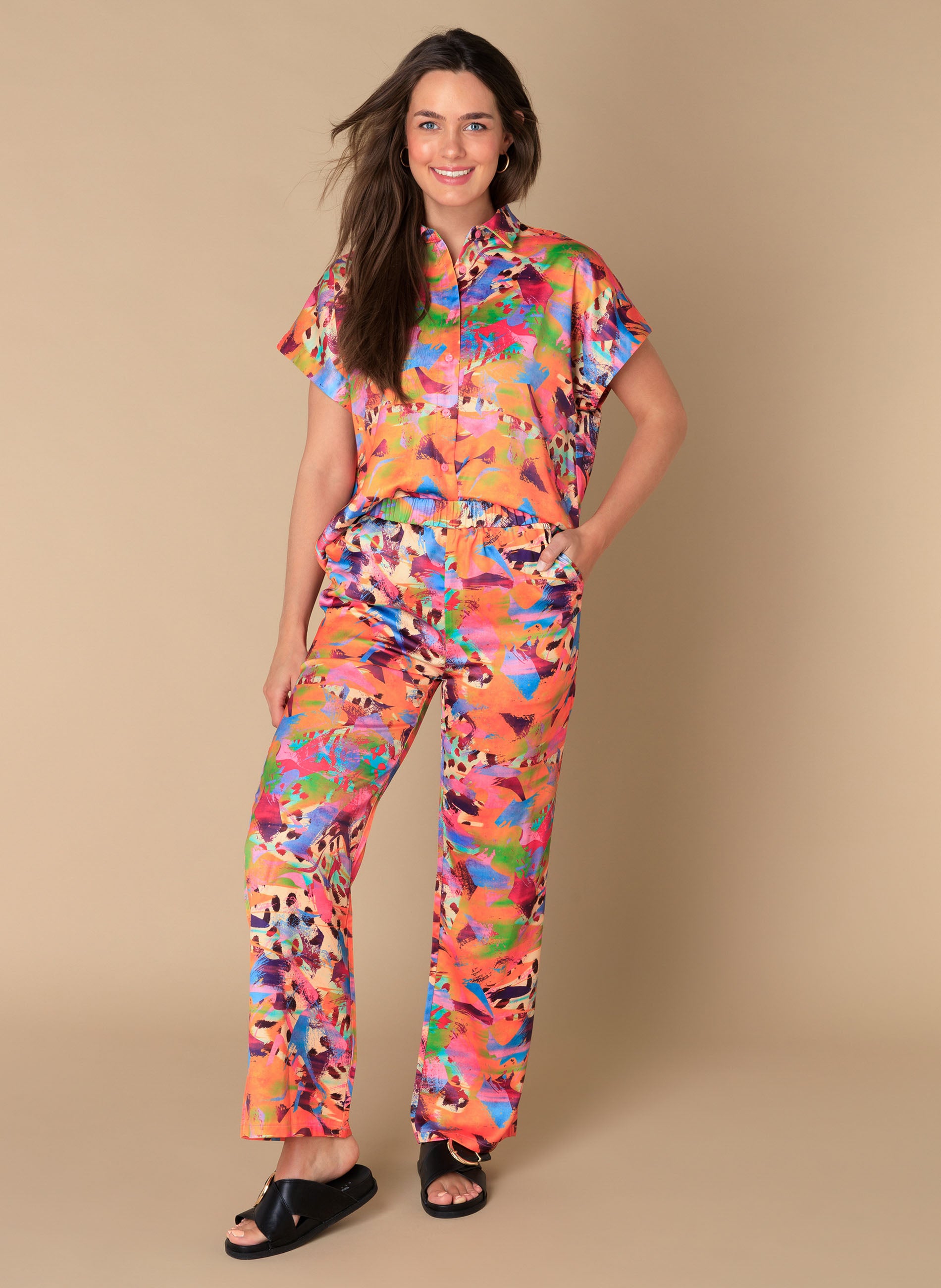 Nayra | Bright Rose/Multi Co