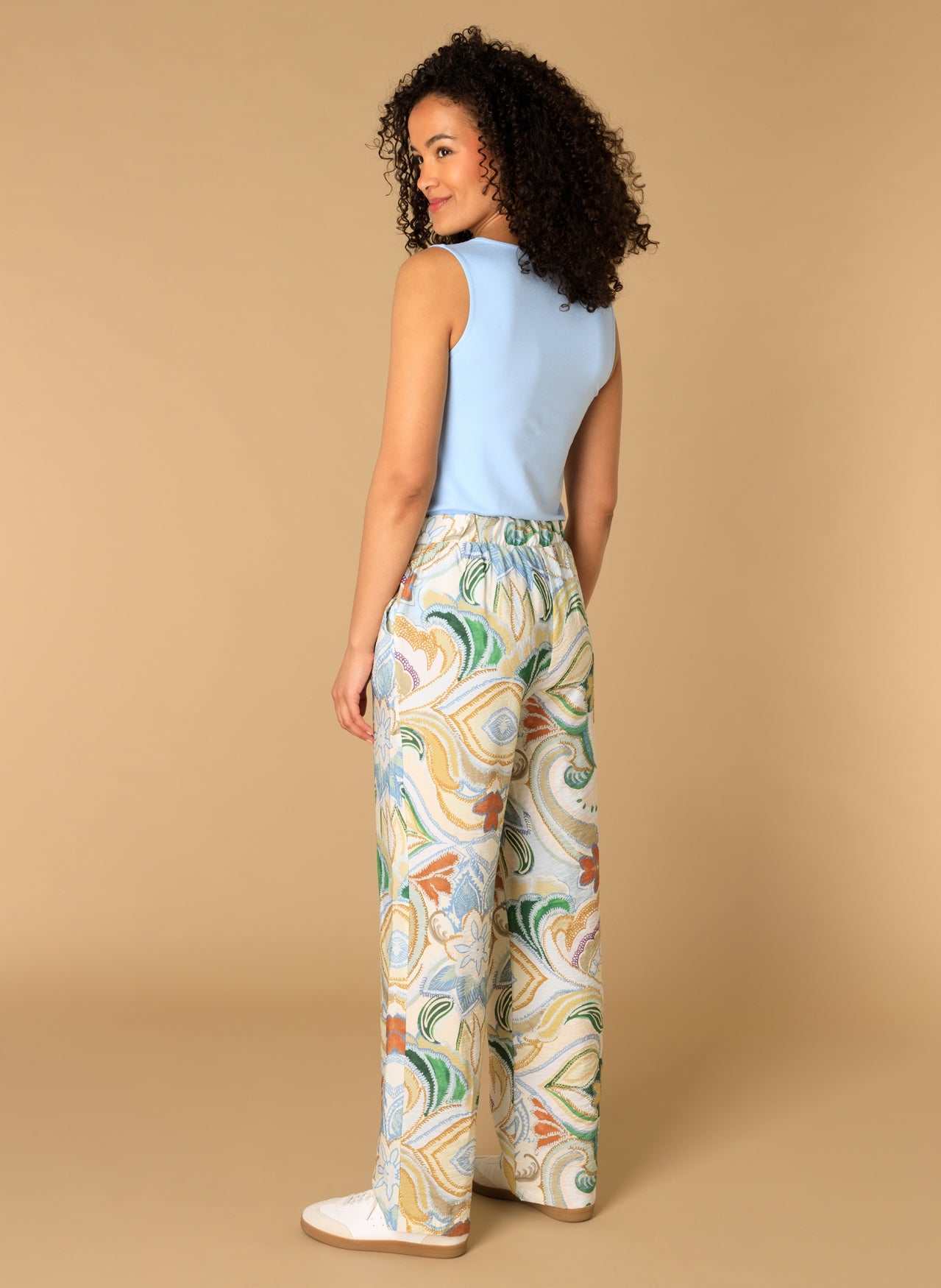 Meghan | Sand/Multi-Colour