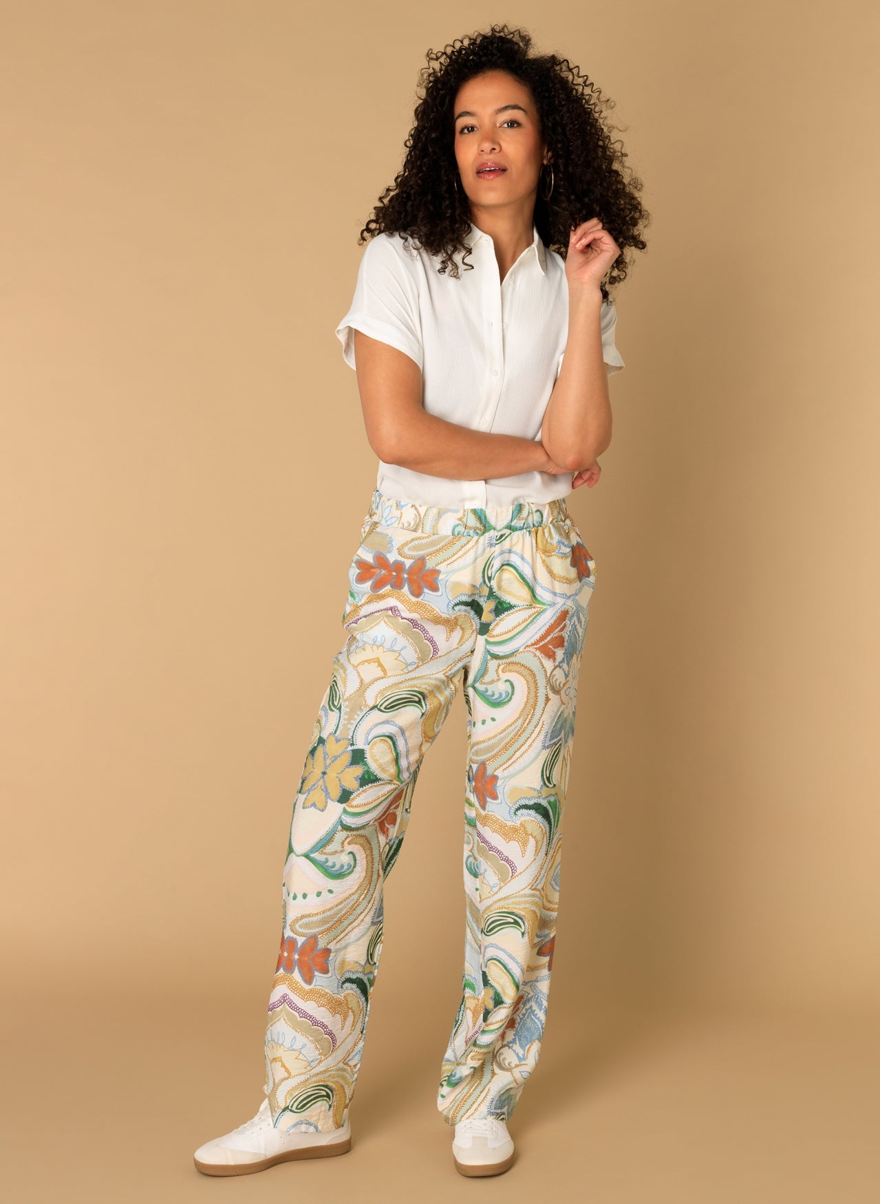 Meghan | Sand/Multi-Colour