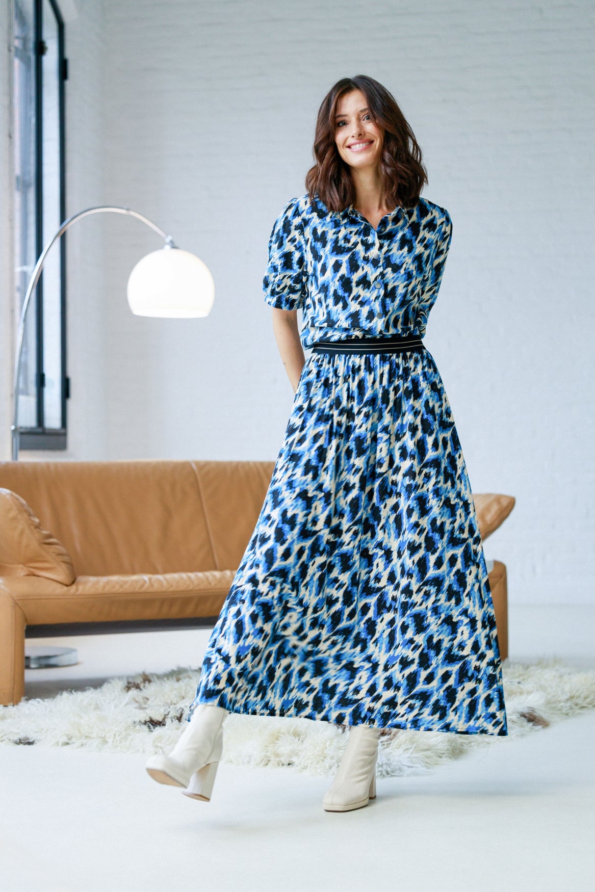 Elinor | Brilliant Blue/Multi