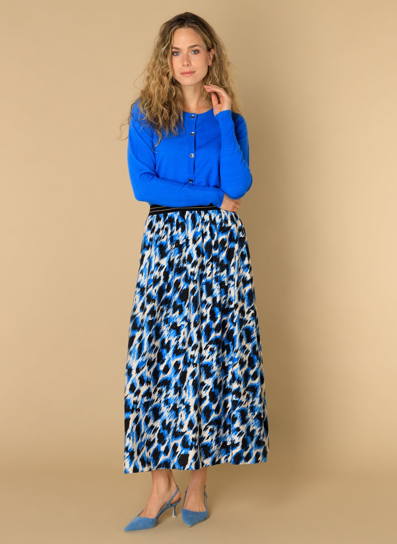 Elinor | Brilliant Blue/Multi