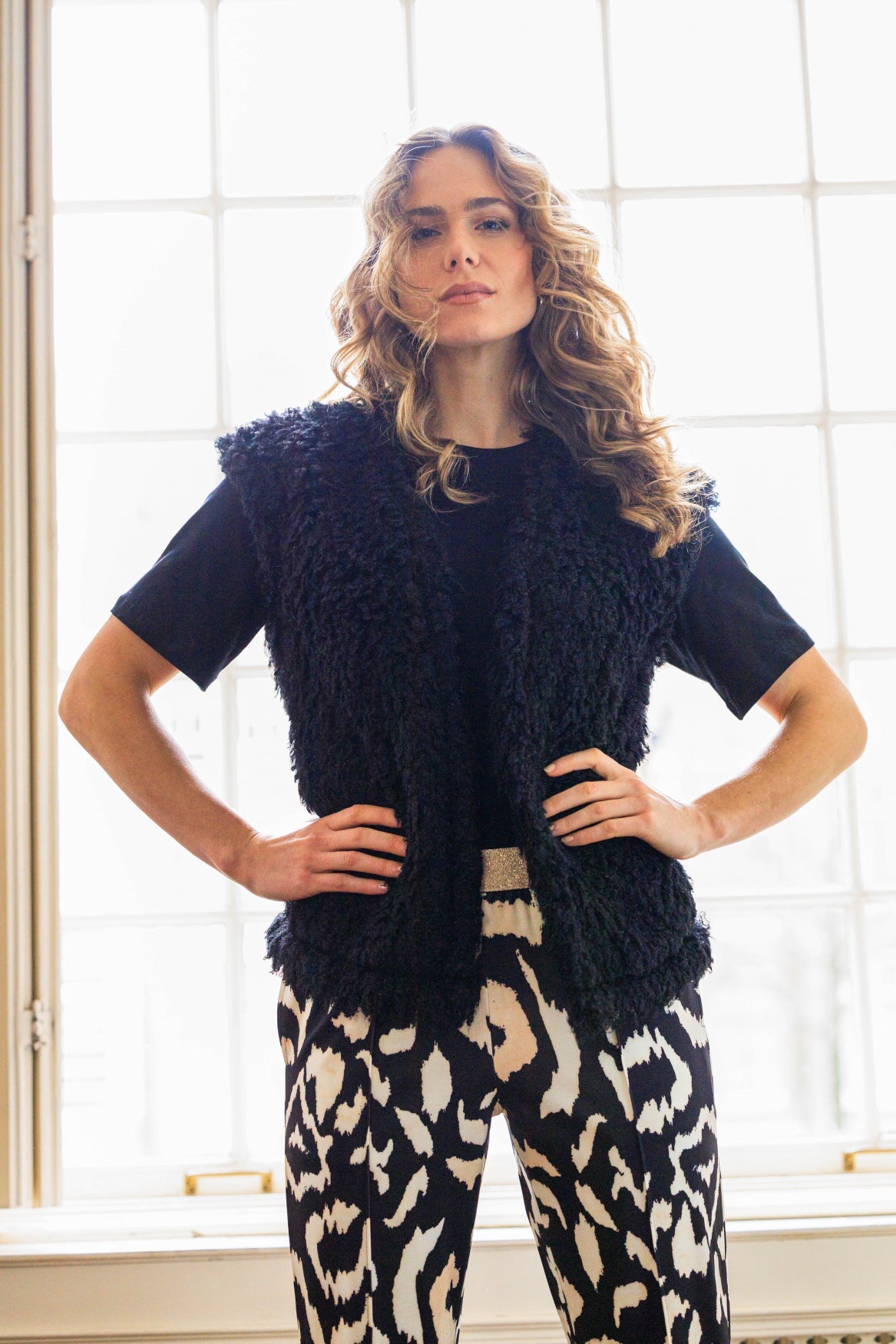 Rowena | Black/Multi-Colour