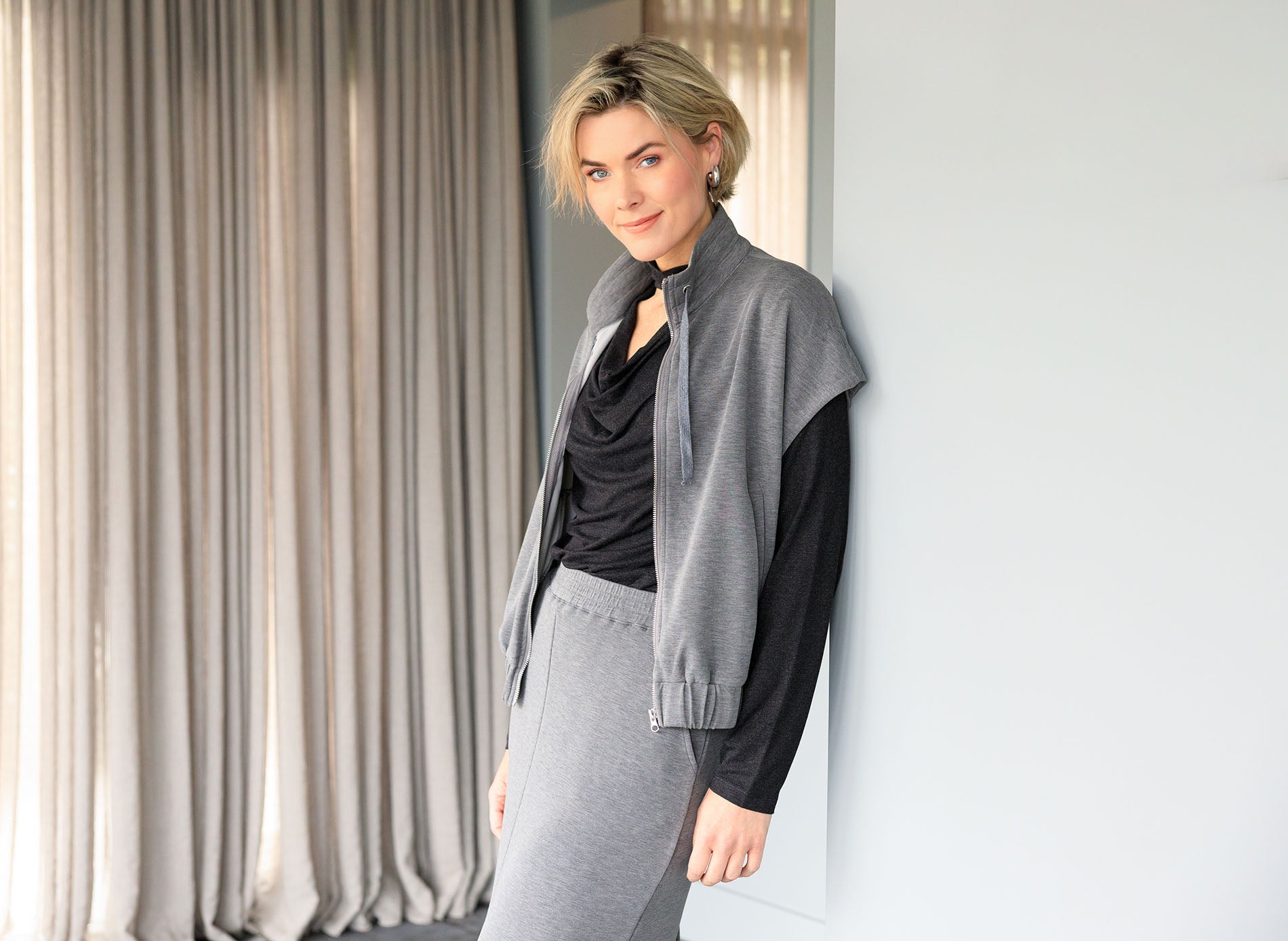 Abbey | Dark Grey/Melange