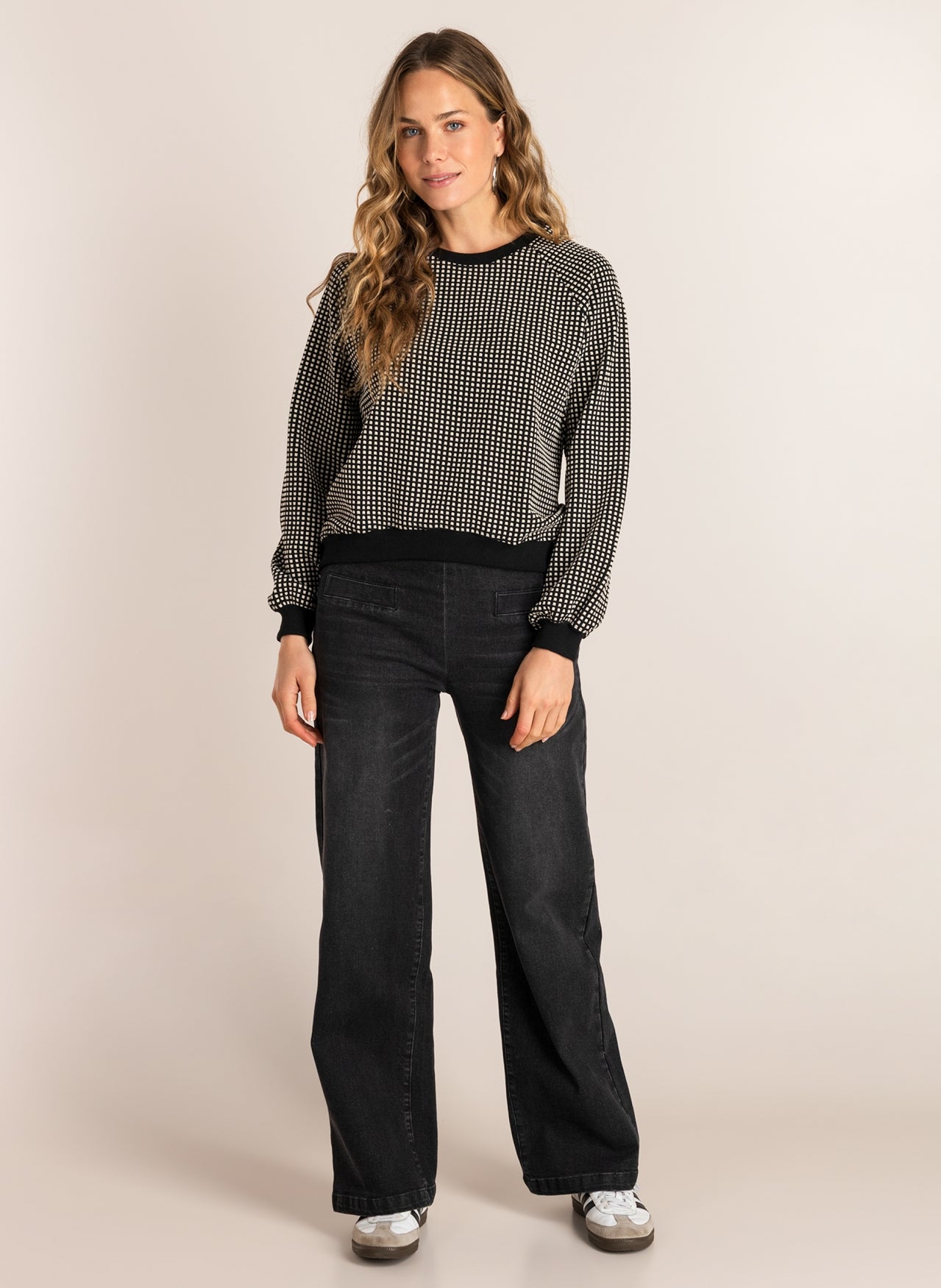 Sabien | Schwarz/Cremeweiß