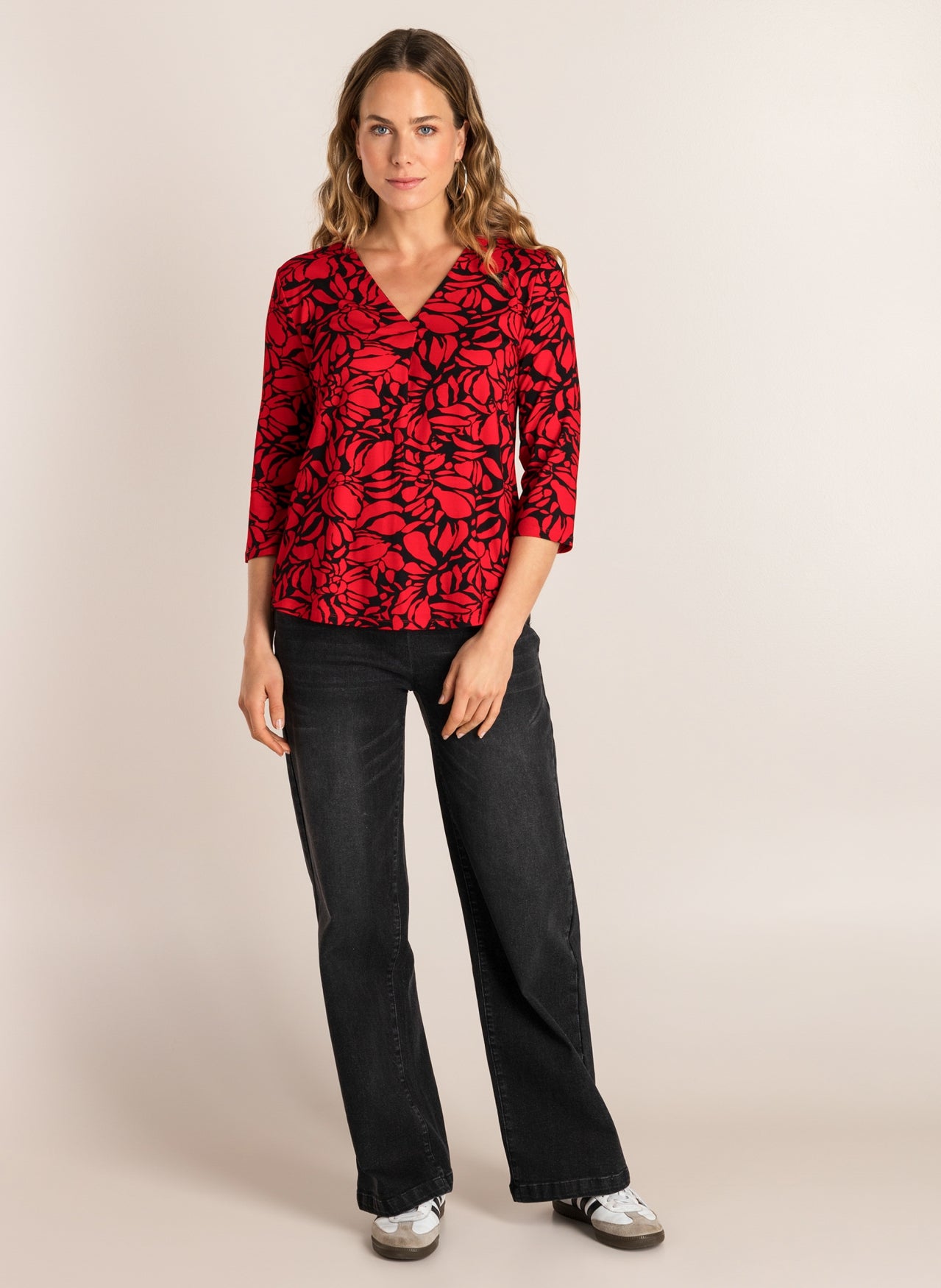 Sylvia | Rot/Mehrfarbig