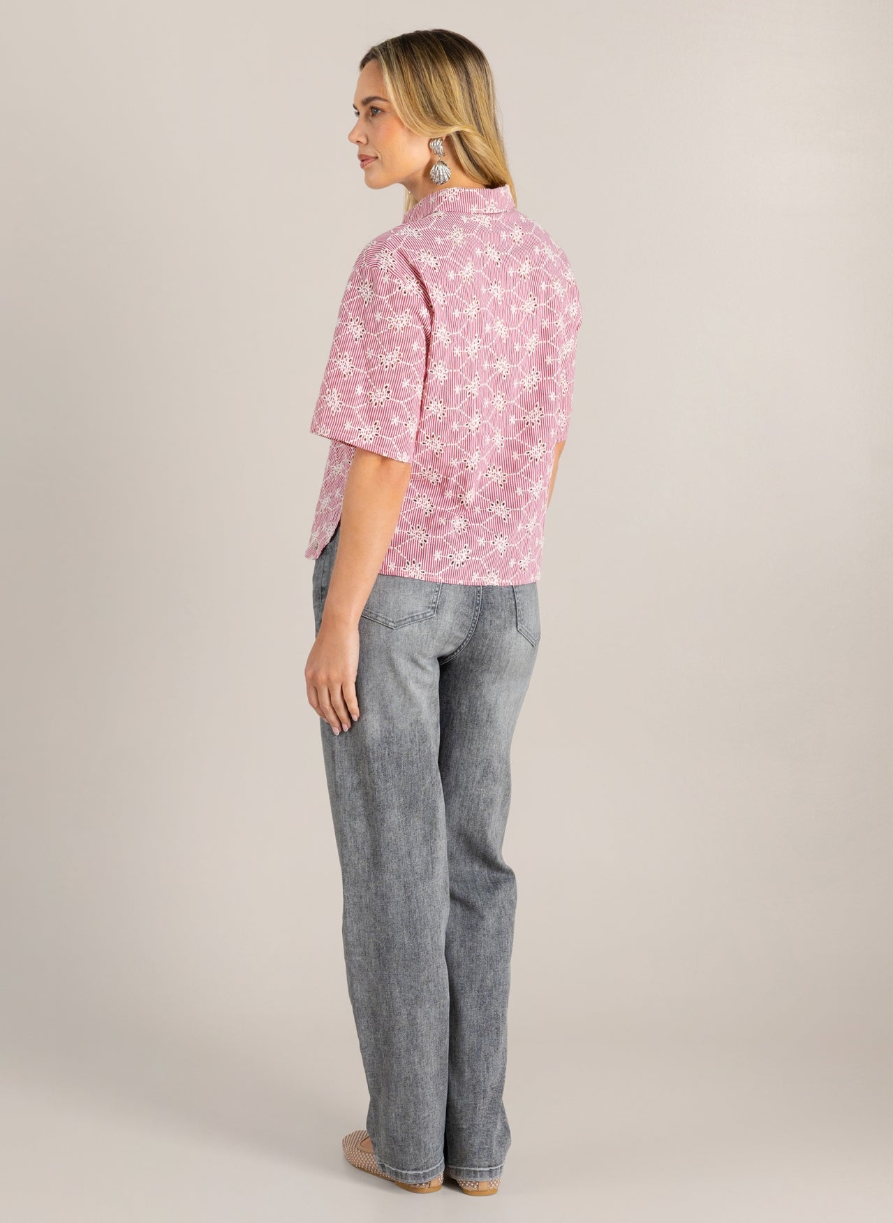 Grada | Stone Red/White