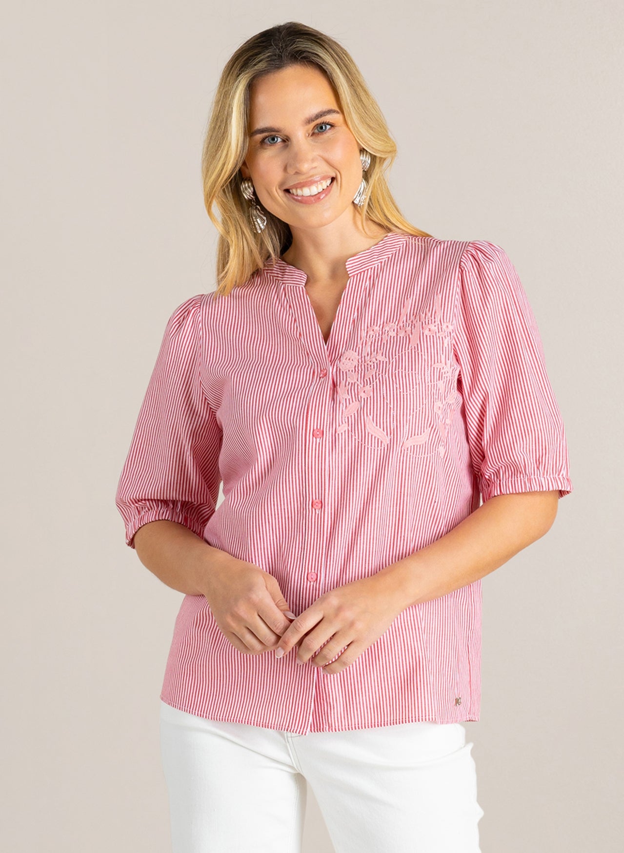 Gaja | Stone Red/White