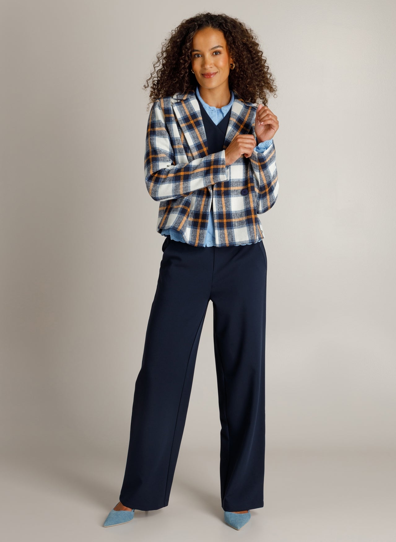 Hanneke | Dark Blue/Multi col