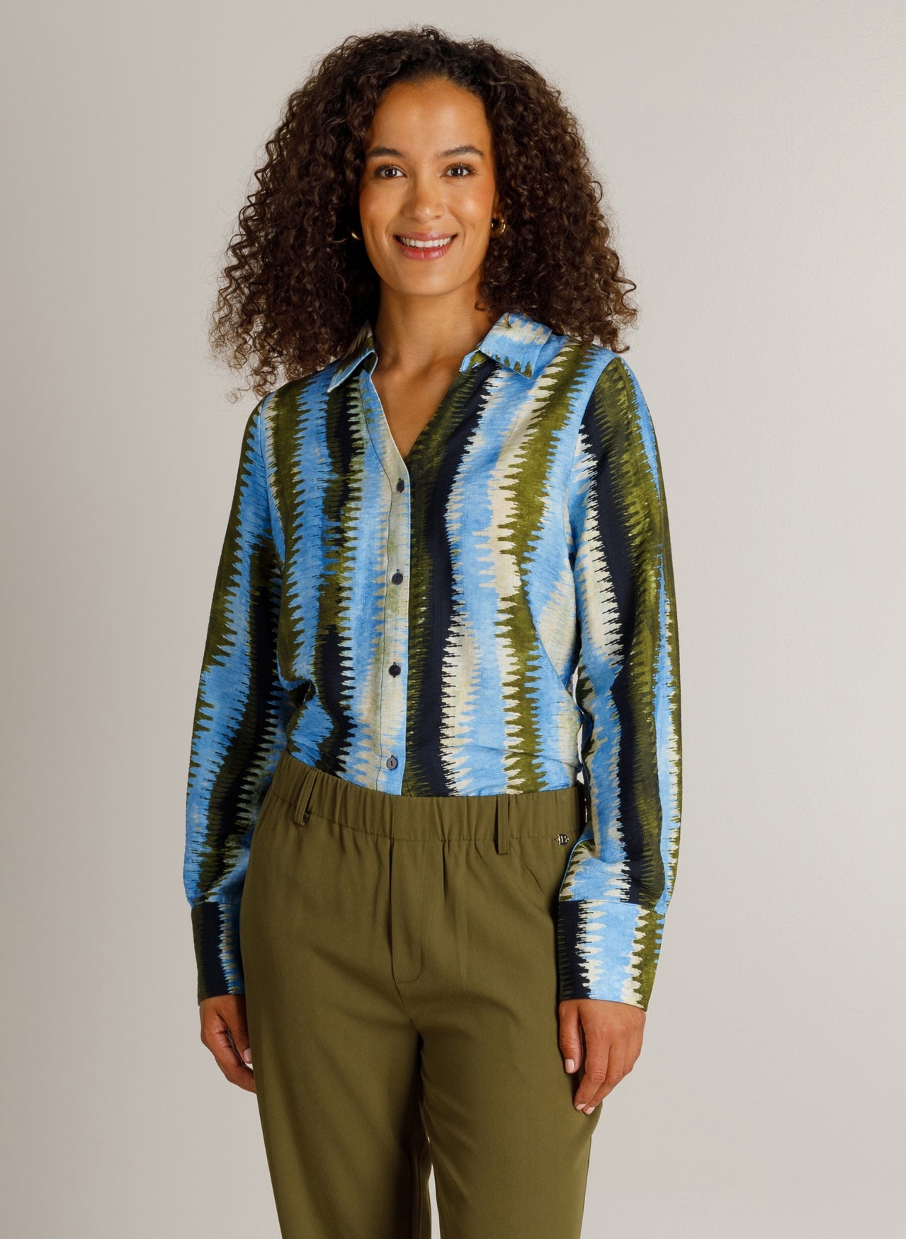 Huda | Sky Blue/Multi color