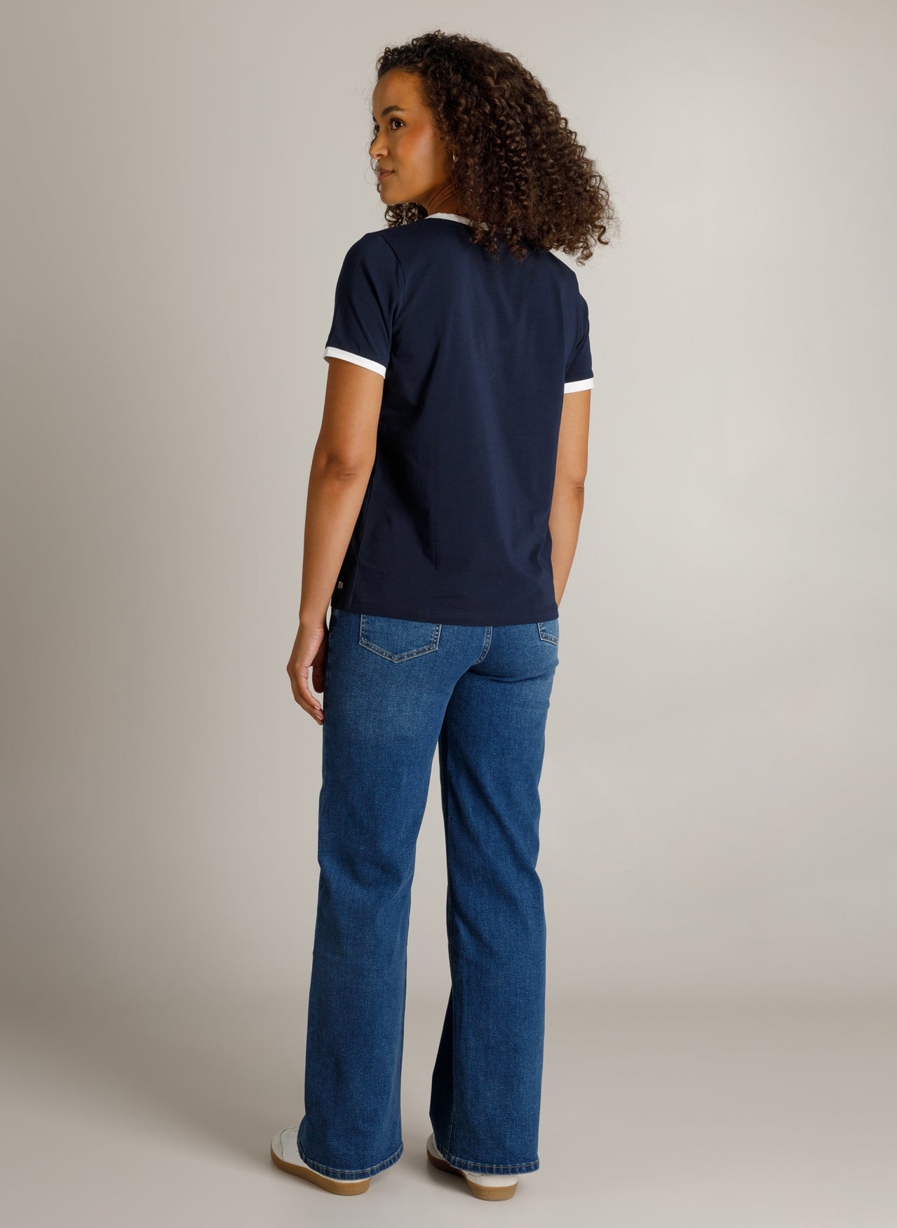 Haylen | Dark Blue/Off white