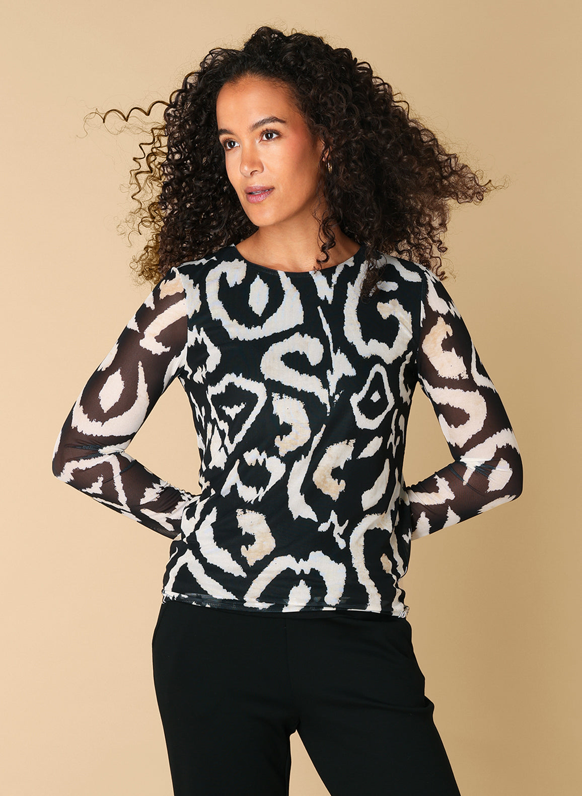 Rafaella | Black/Multi-Colour