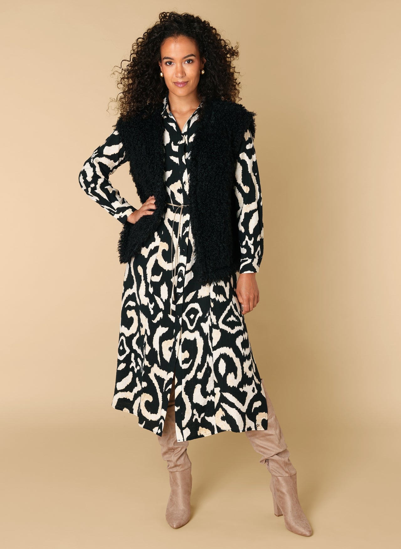 Roxana | Black/Multi-Colour