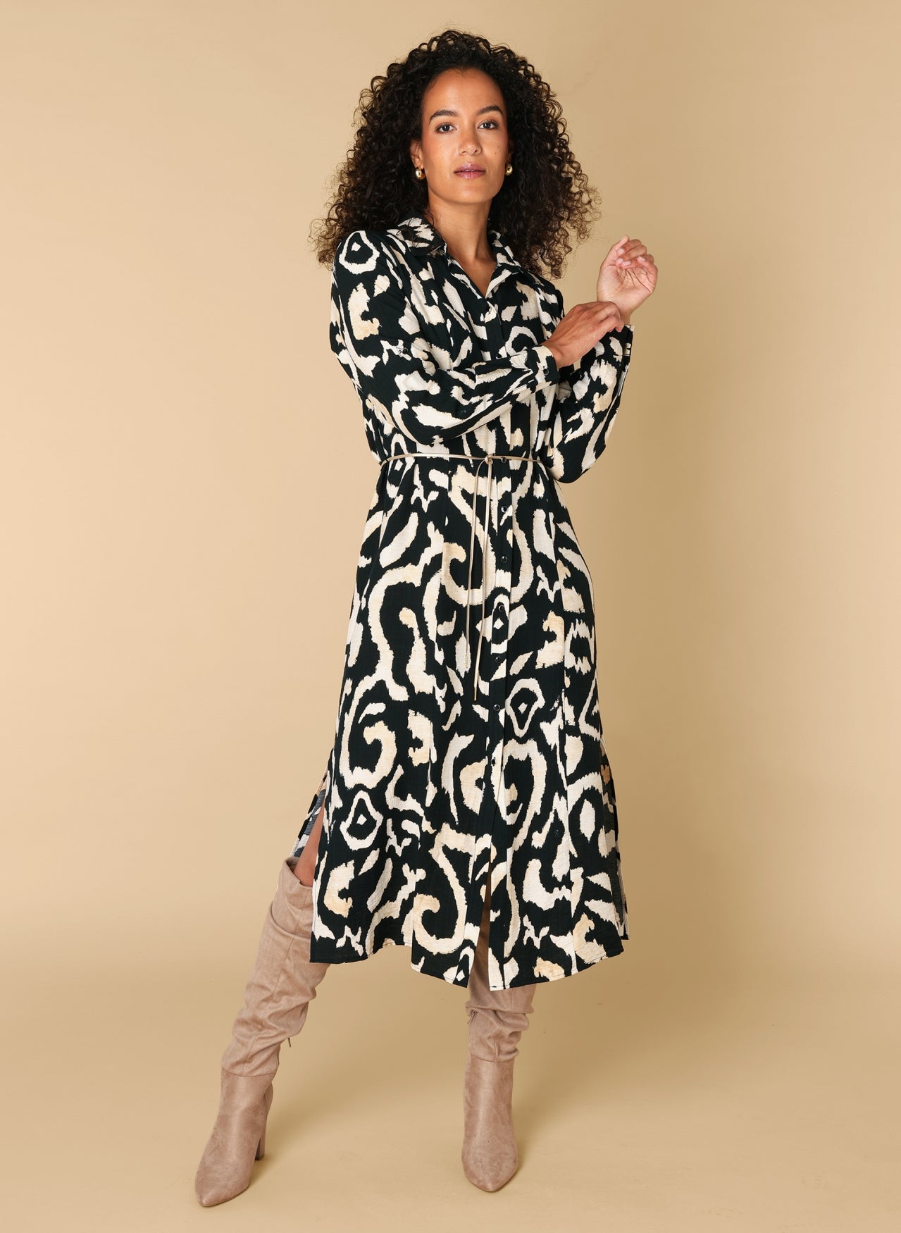 Roxana | Black/Multi-Colour