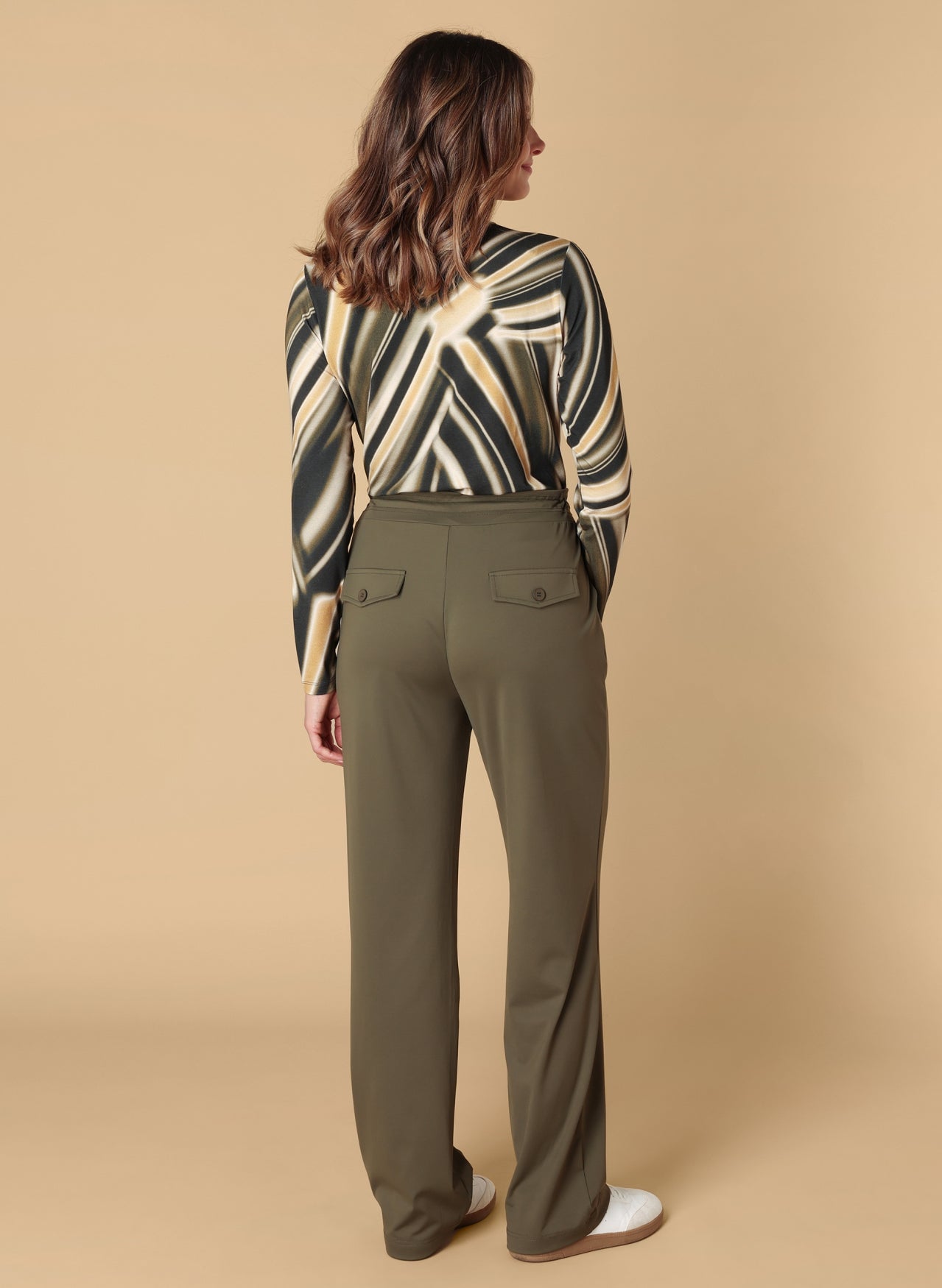 Sisley | Olive/Multi colour