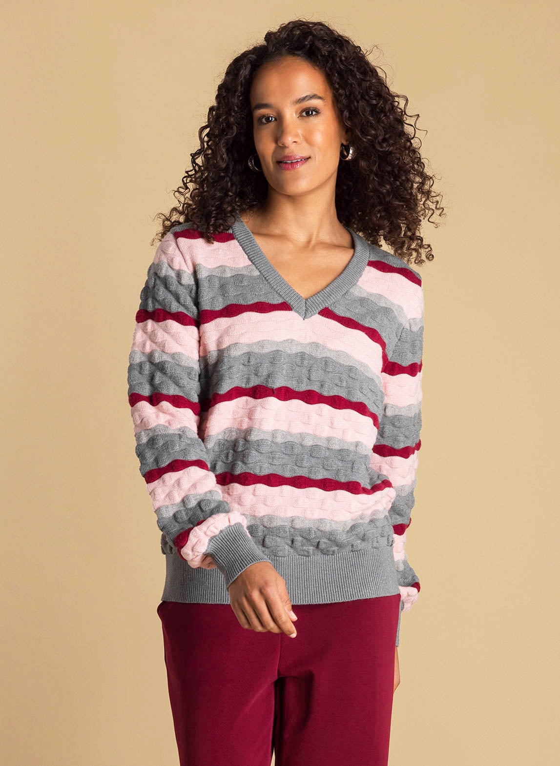 Annalina | Dark Grey/Multi-Colo