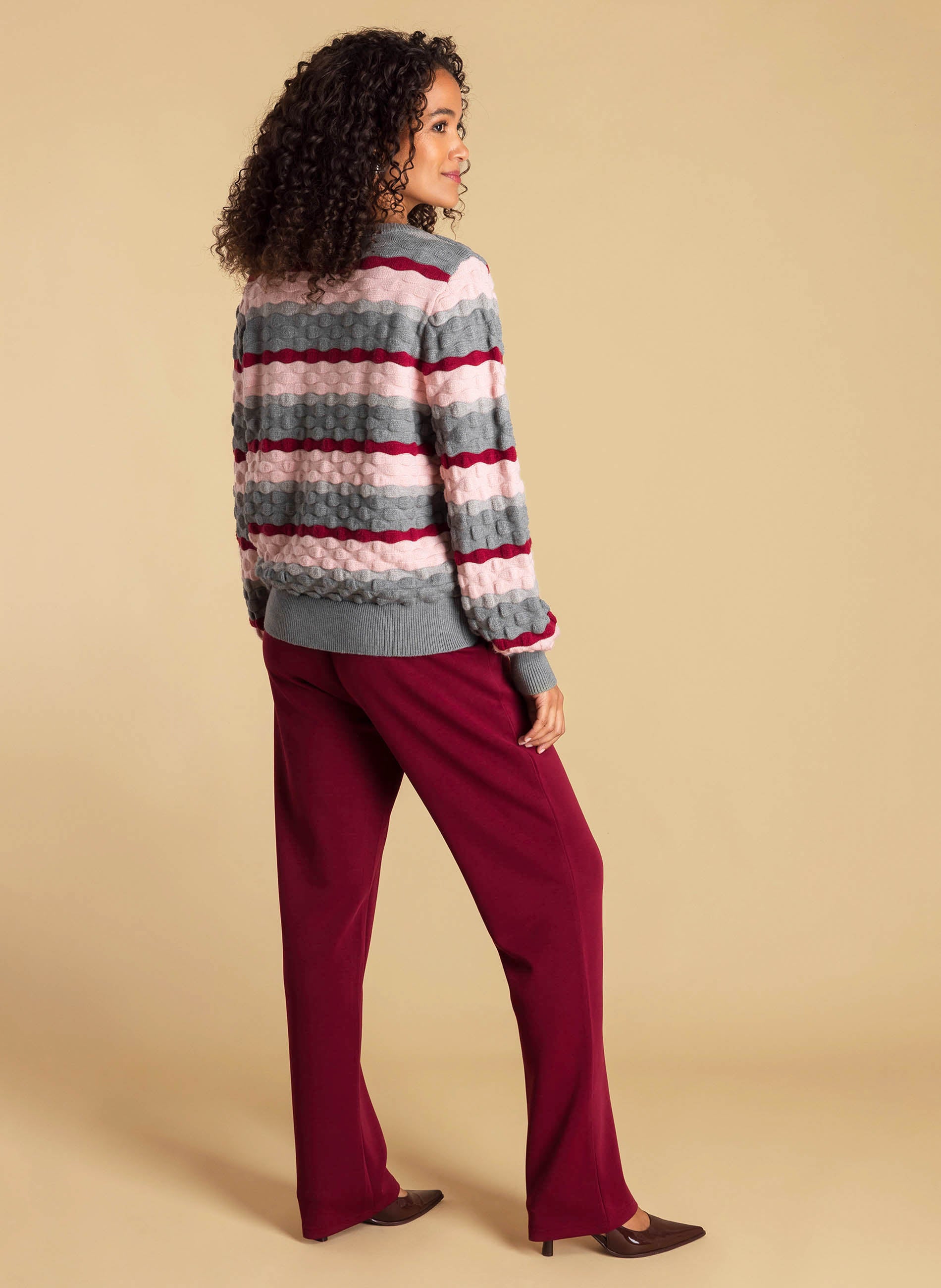 Annalina | Dark Grey/Multi-Colo