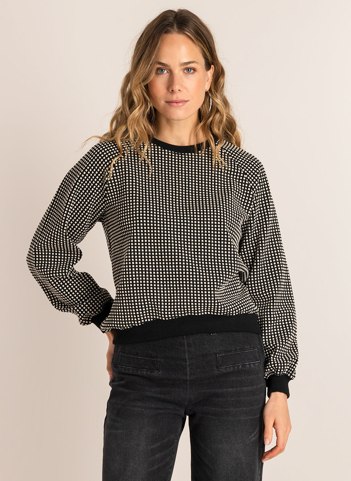 Sabien | Schwarz/Cremeweiß