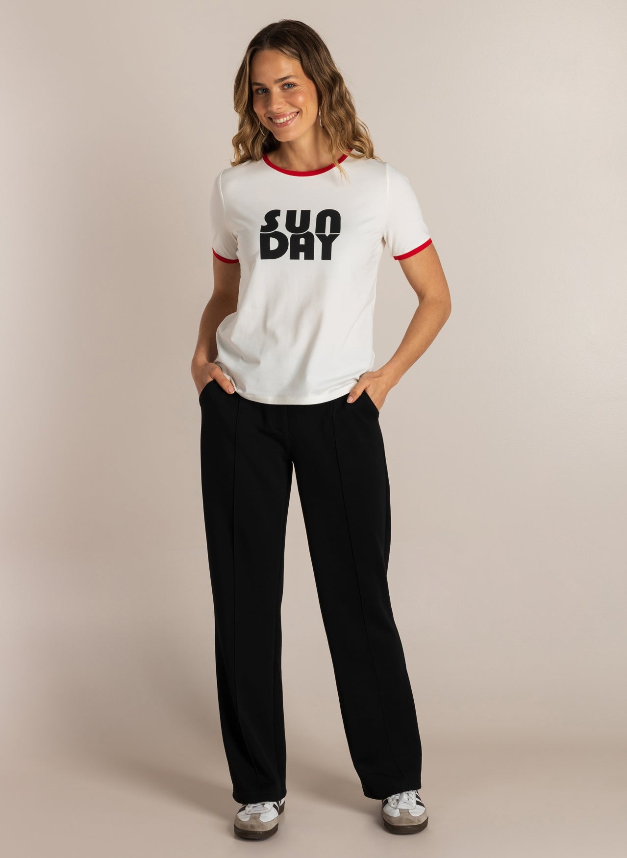 Semma | Off White/Red