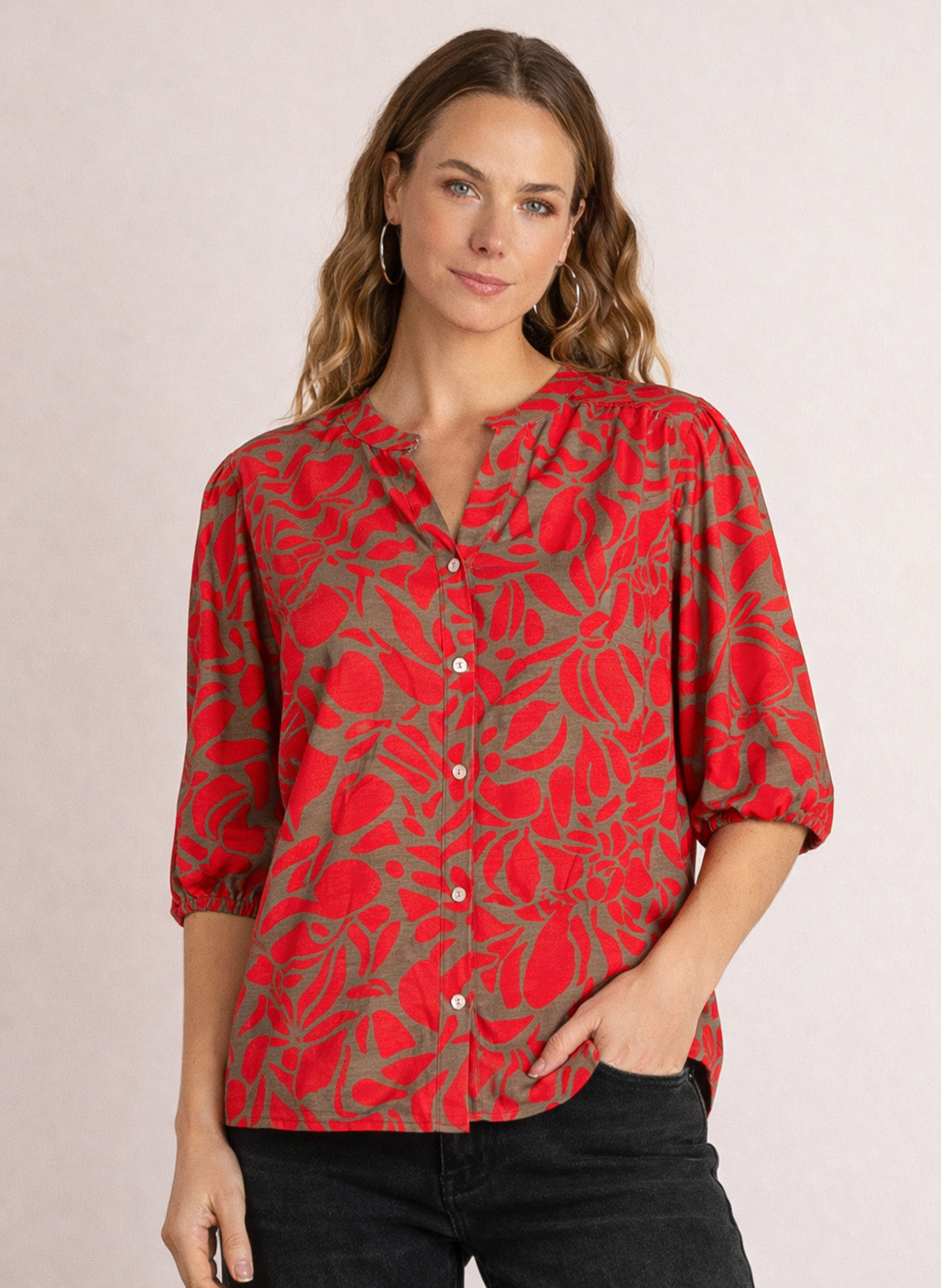 Semya | Rot/Mehrfarbig