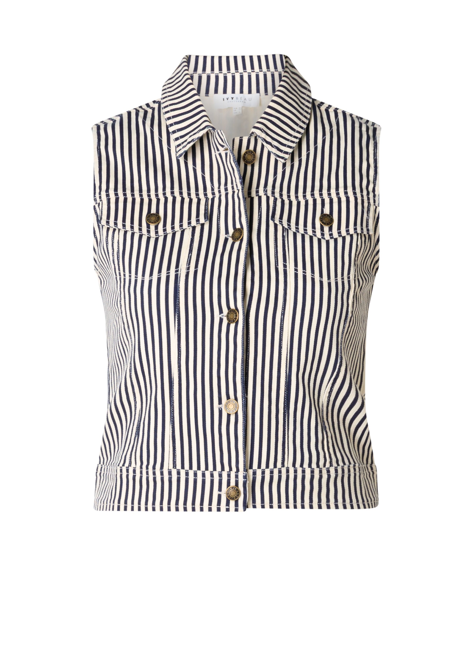 Vaneeza | Off White/Night Blue
