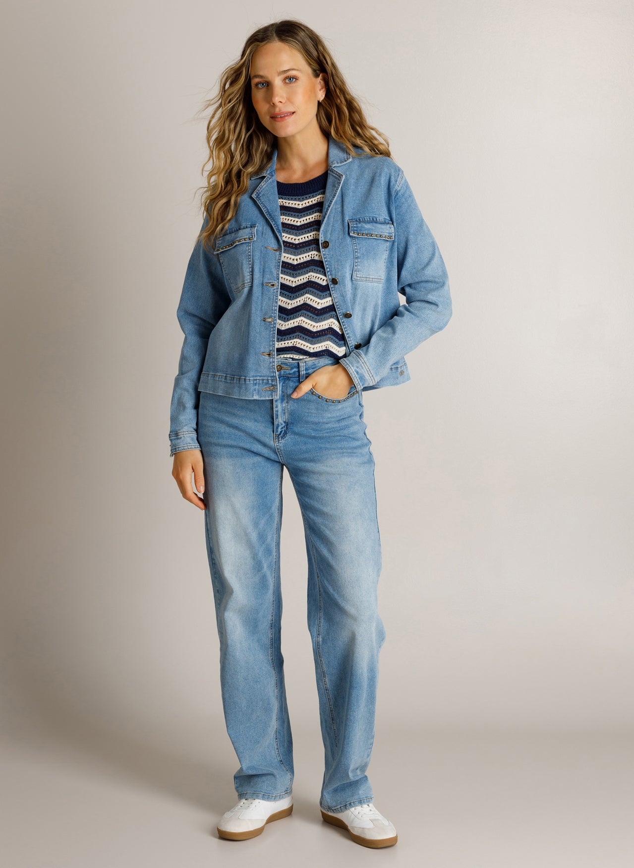 Djuna | Dark Blue/Multi col