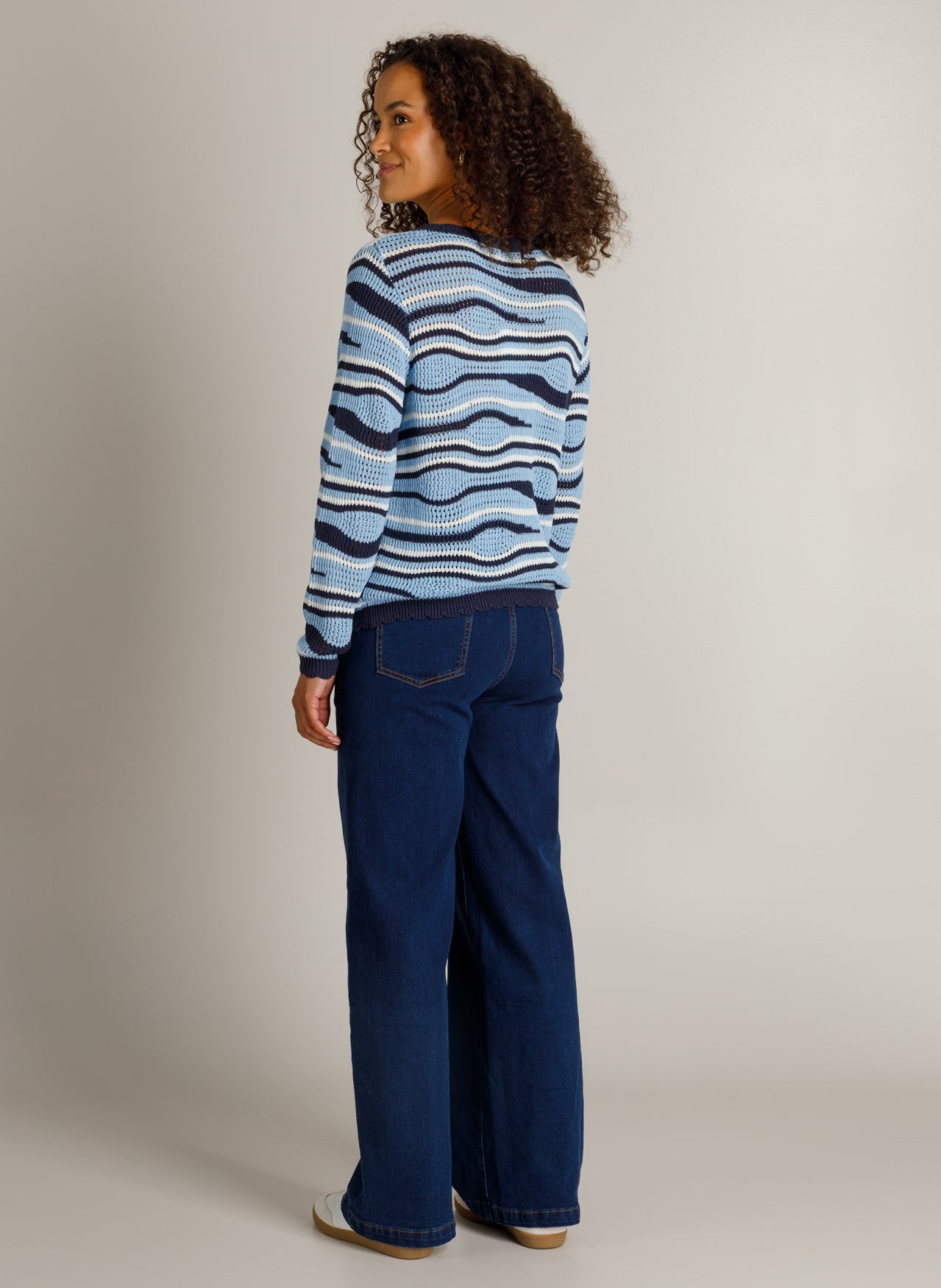 Hannah | Dark Blue/Multi-col