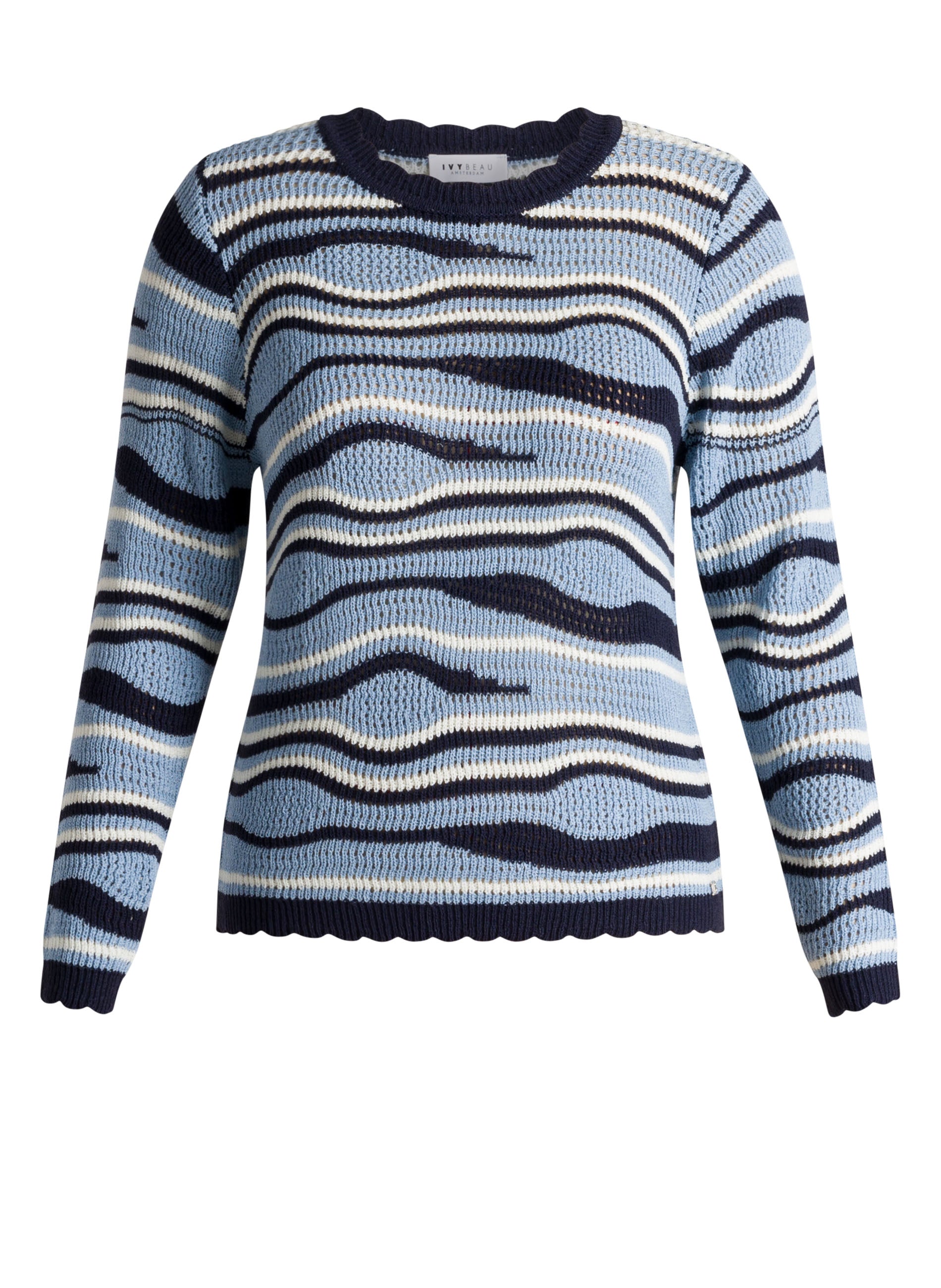 Hannah | Dark Blue/Multi-col