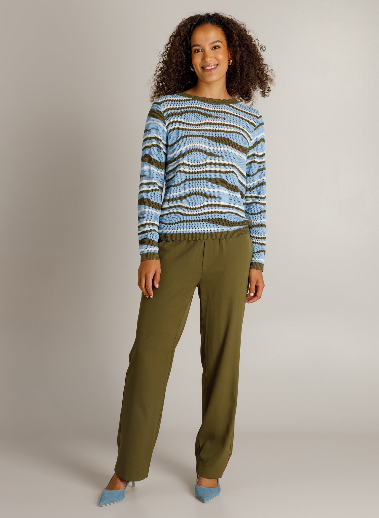 Hannah | Green/Multi-Colour