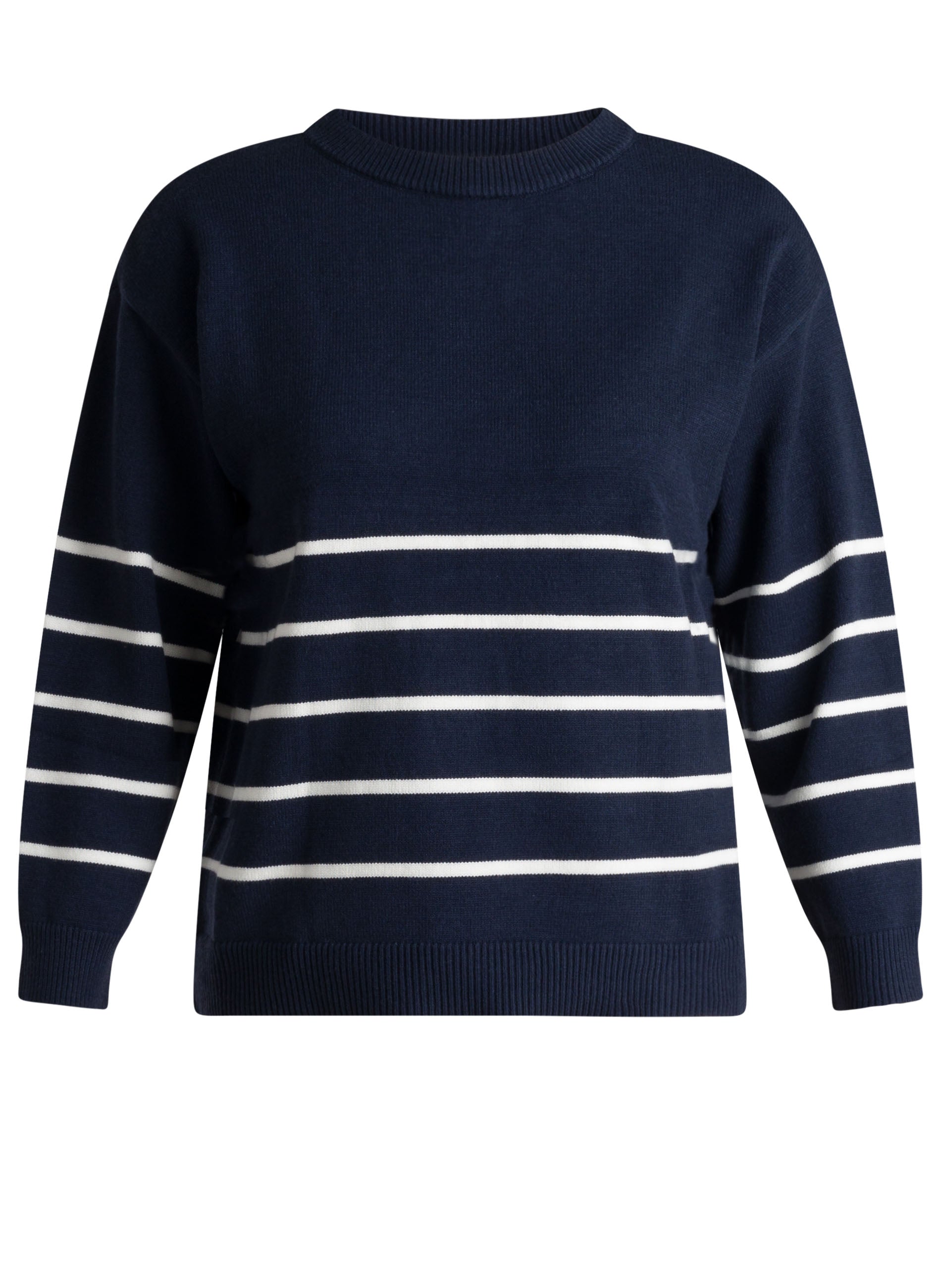 Holly | Dark Blue/Off white