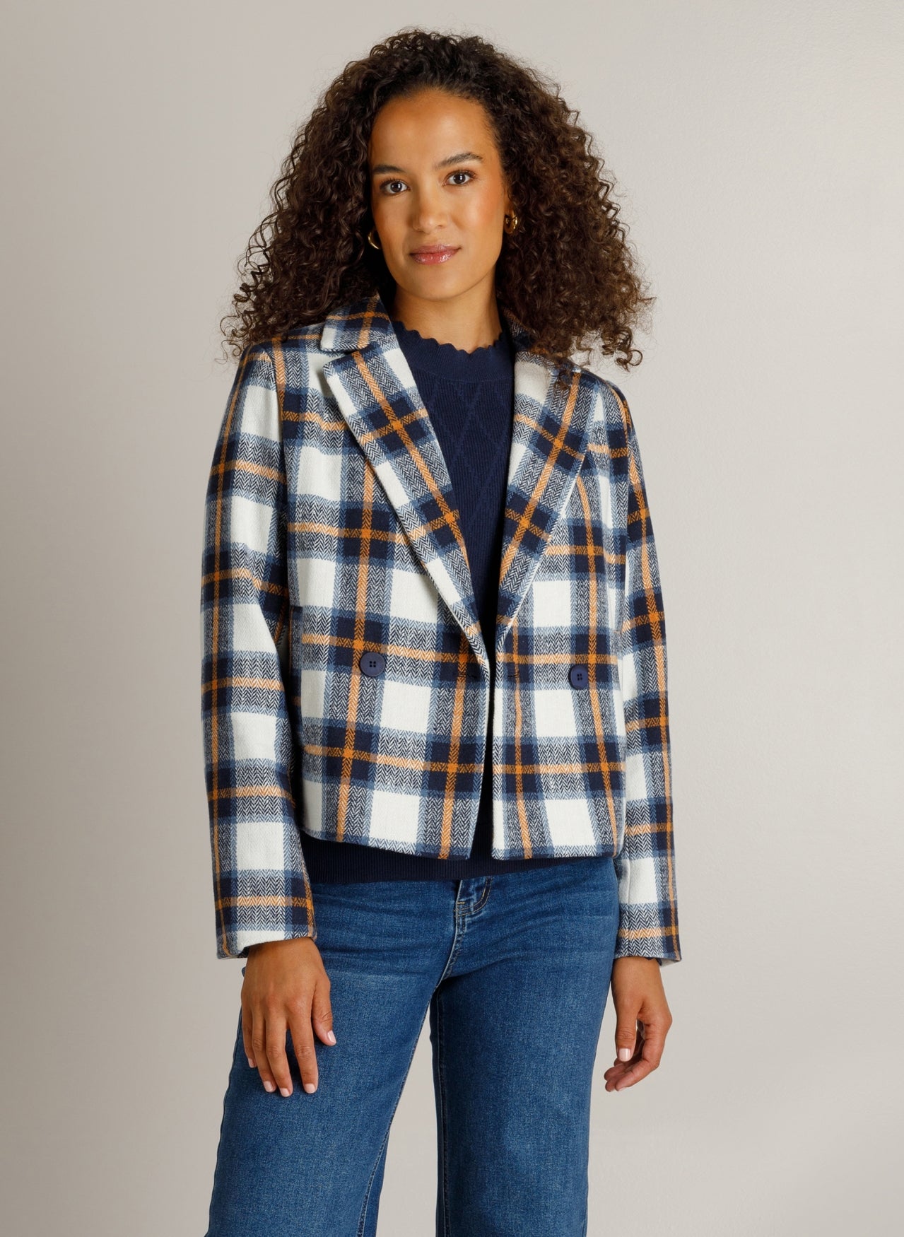 Hanneke | Dark Blue/Multi col