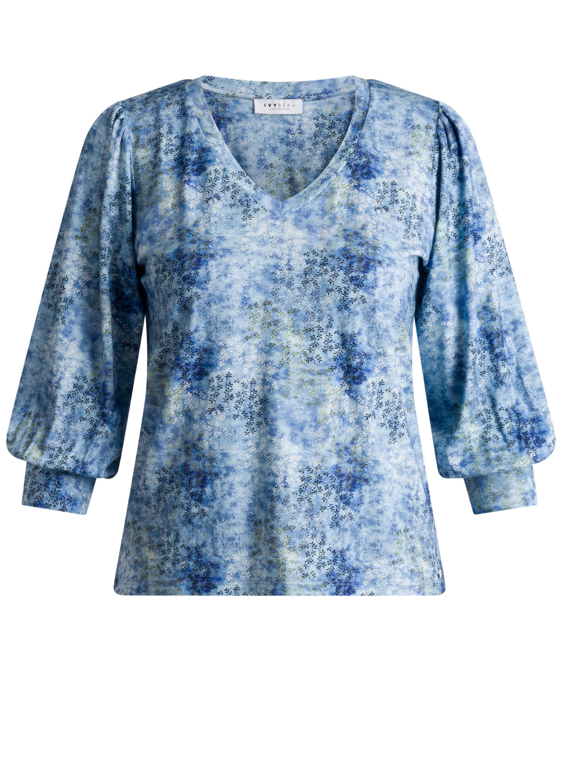 Hermela | Sky Blue/Multi color