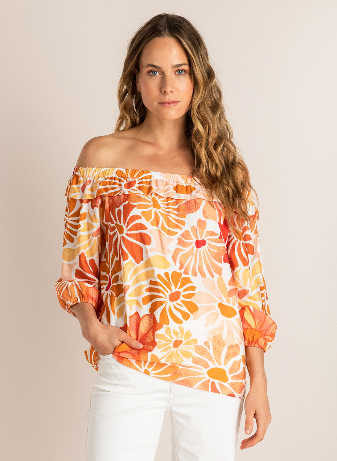 Tyrza | Orange/Multi color