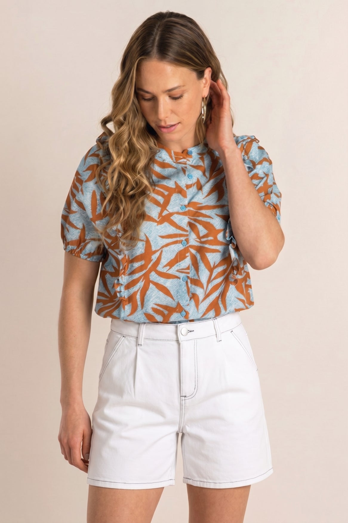 Phebe | Light Blue/Multi-Col
