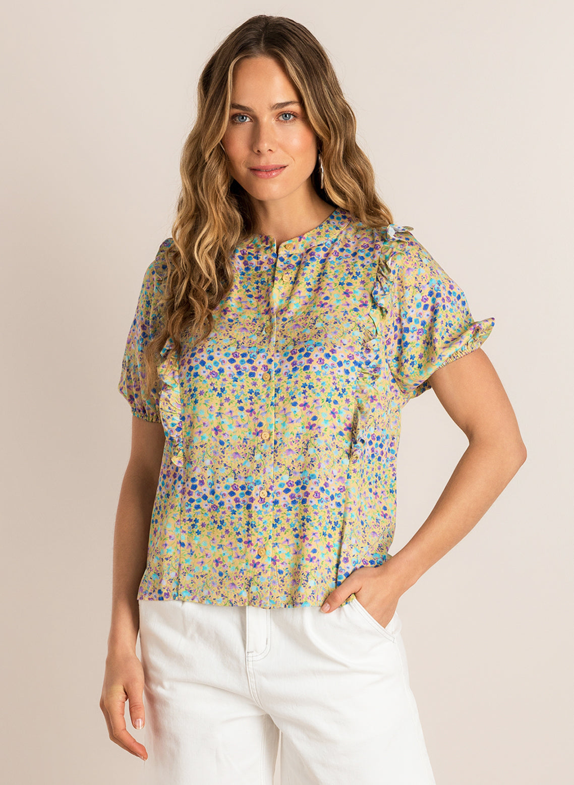 Pleun | Sand/Multi-Colour