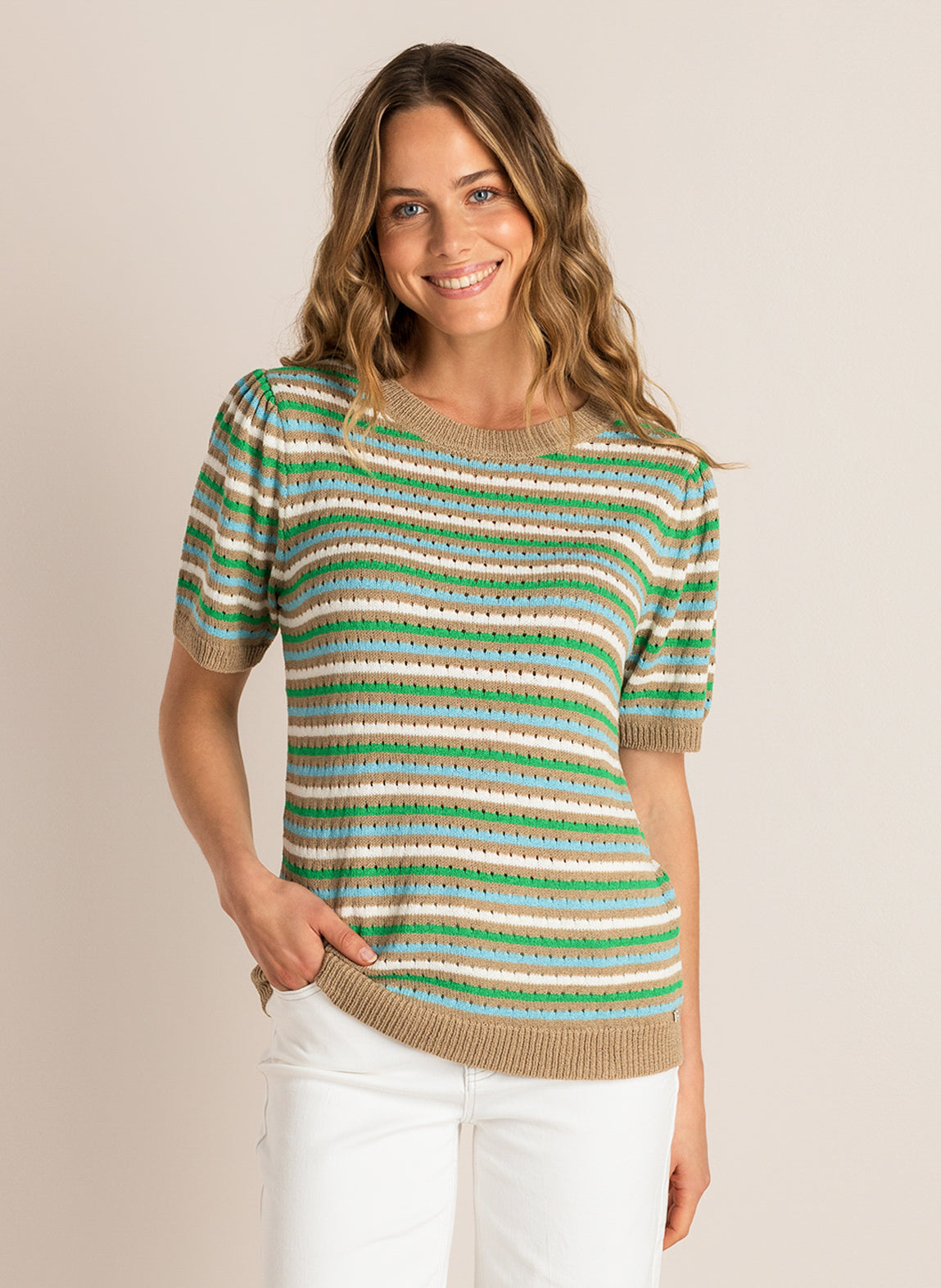 Phelien | Beige/Multi-Colour