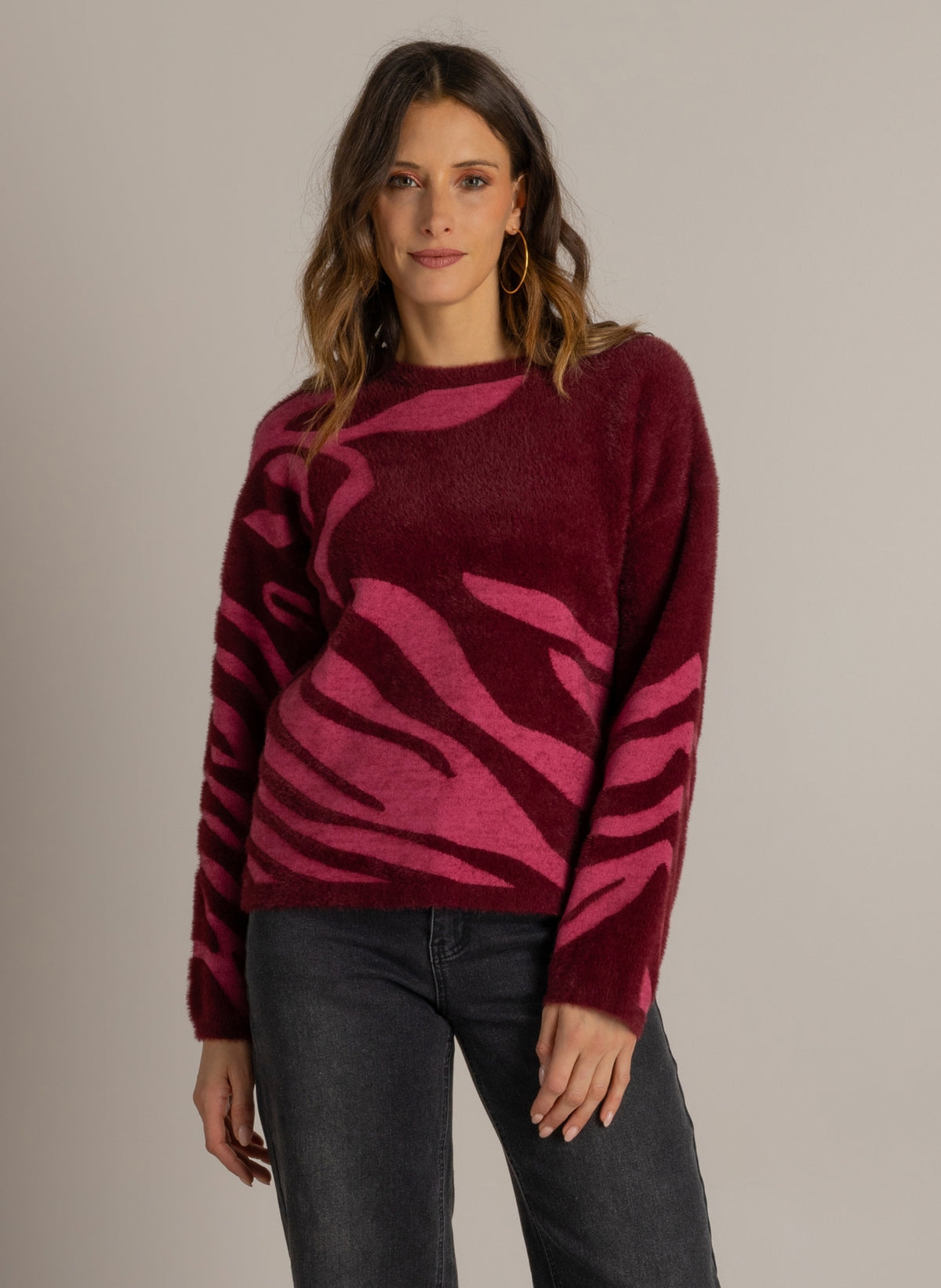 IBMarlou | Dark wine red/multi